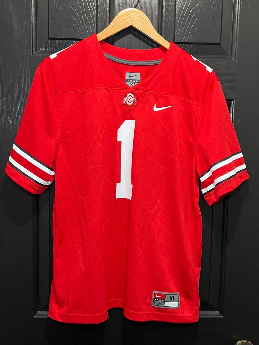 Nike Ohio State Buckeyes Football Jersey #1 Mens XL Red
